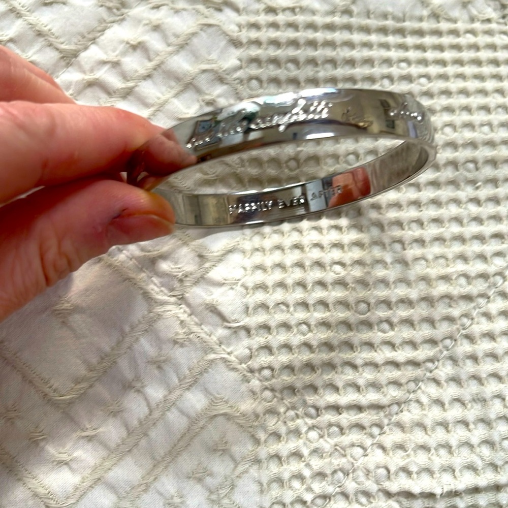 Kate Spade bridal bracelet in silver